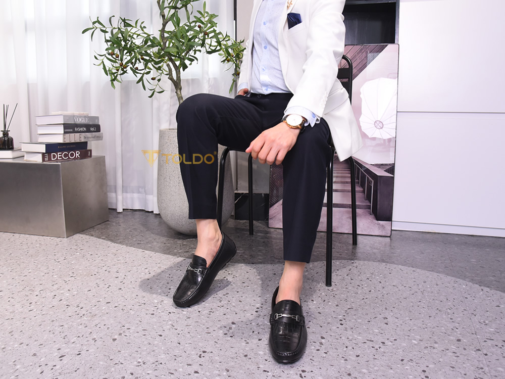 Giày mọi cao 6cm - Đế khâu