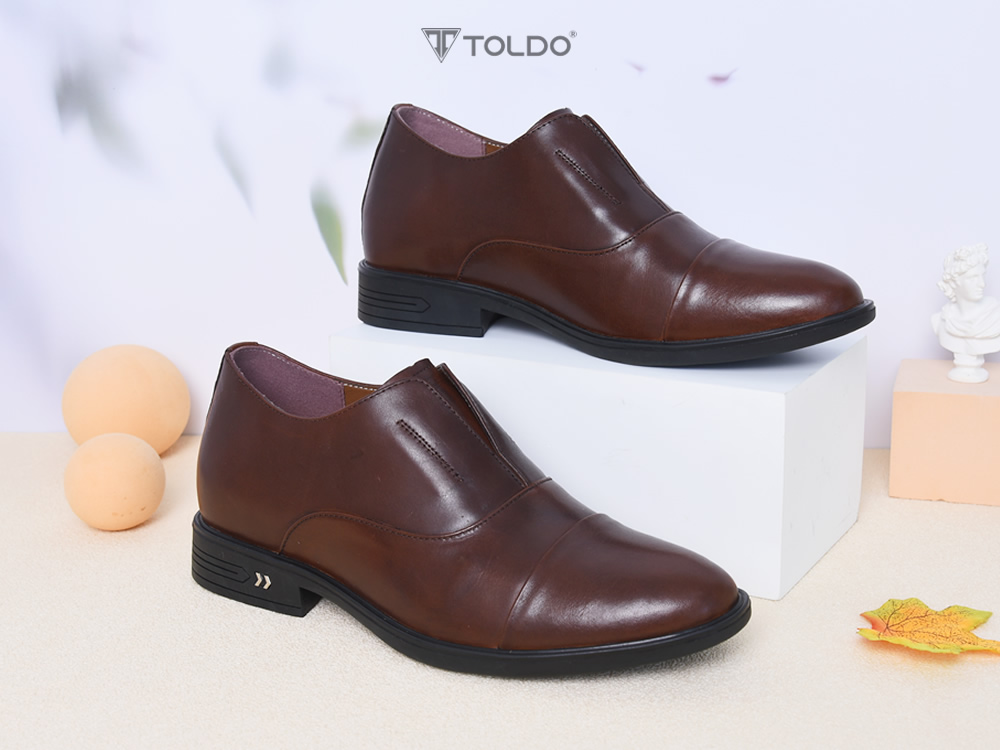 Giày oxford cao 7cm không dây