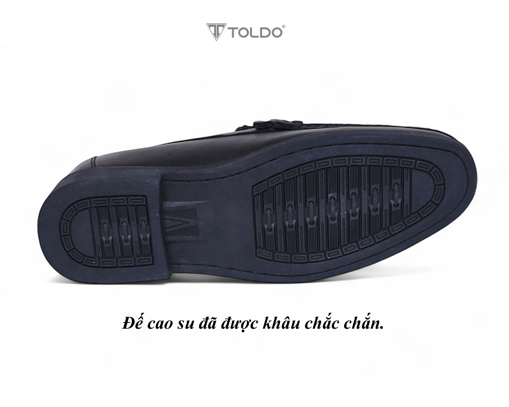 Giày cao nam 7cm da thật đế khâu