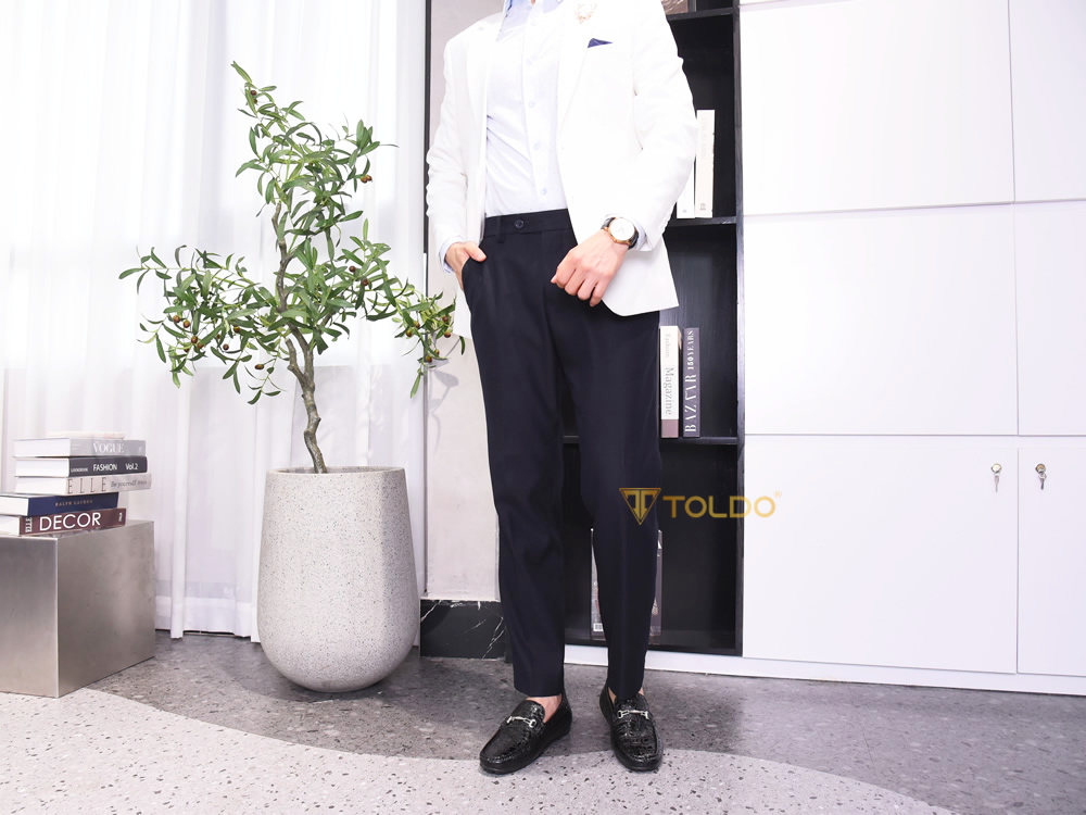 Giày mọi cao 6cm vân cá sấu