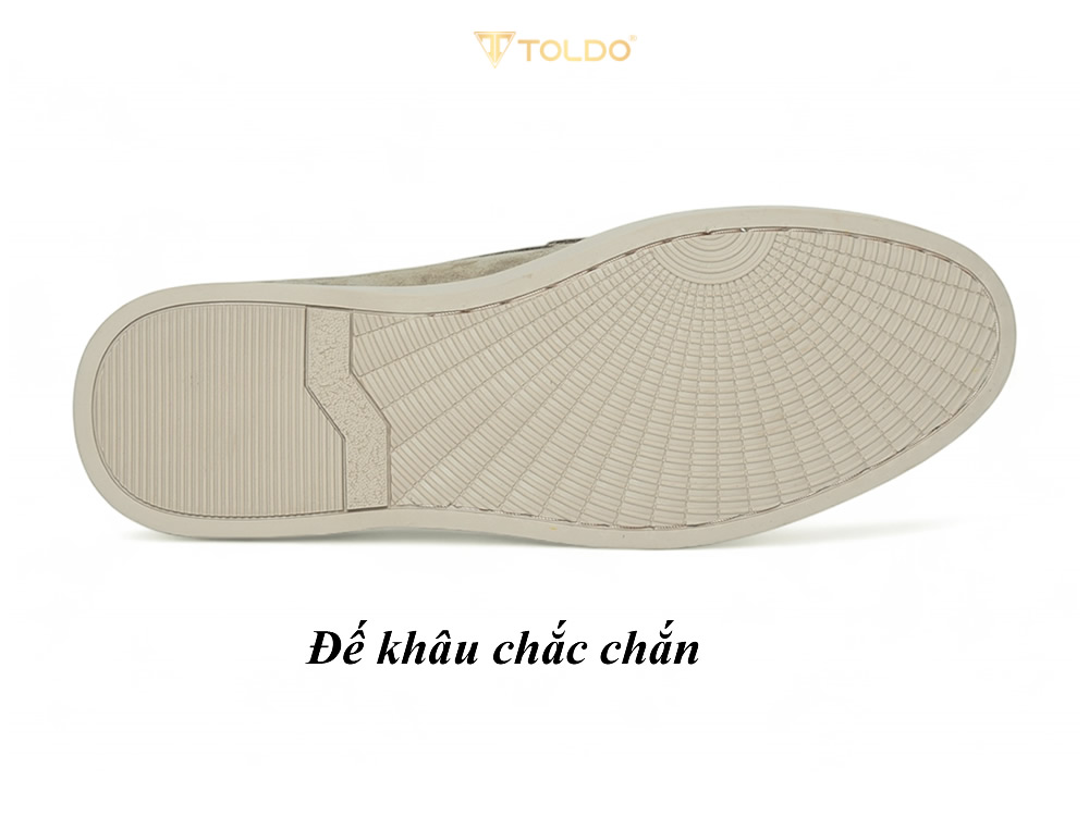 Giày cao nam 6cm da lộn mềm đế khâu