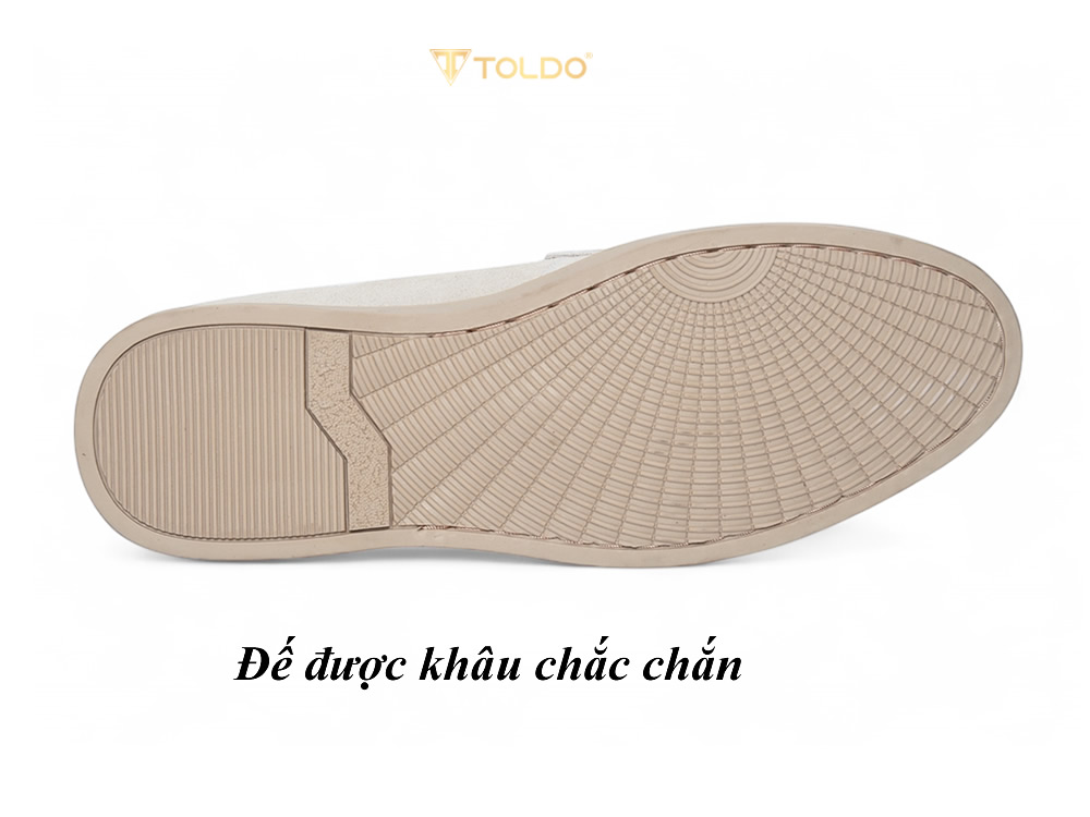 Giày da lộn mềm cao 6cm đế khâu