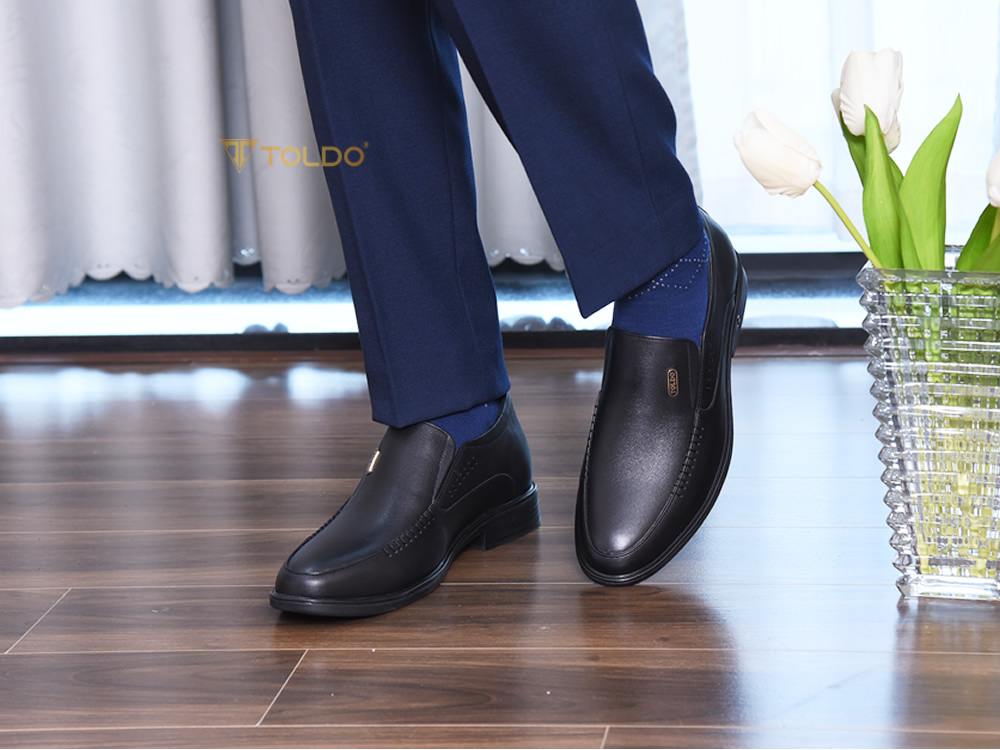 Giày tăng chiều cao 7cm da mềm
