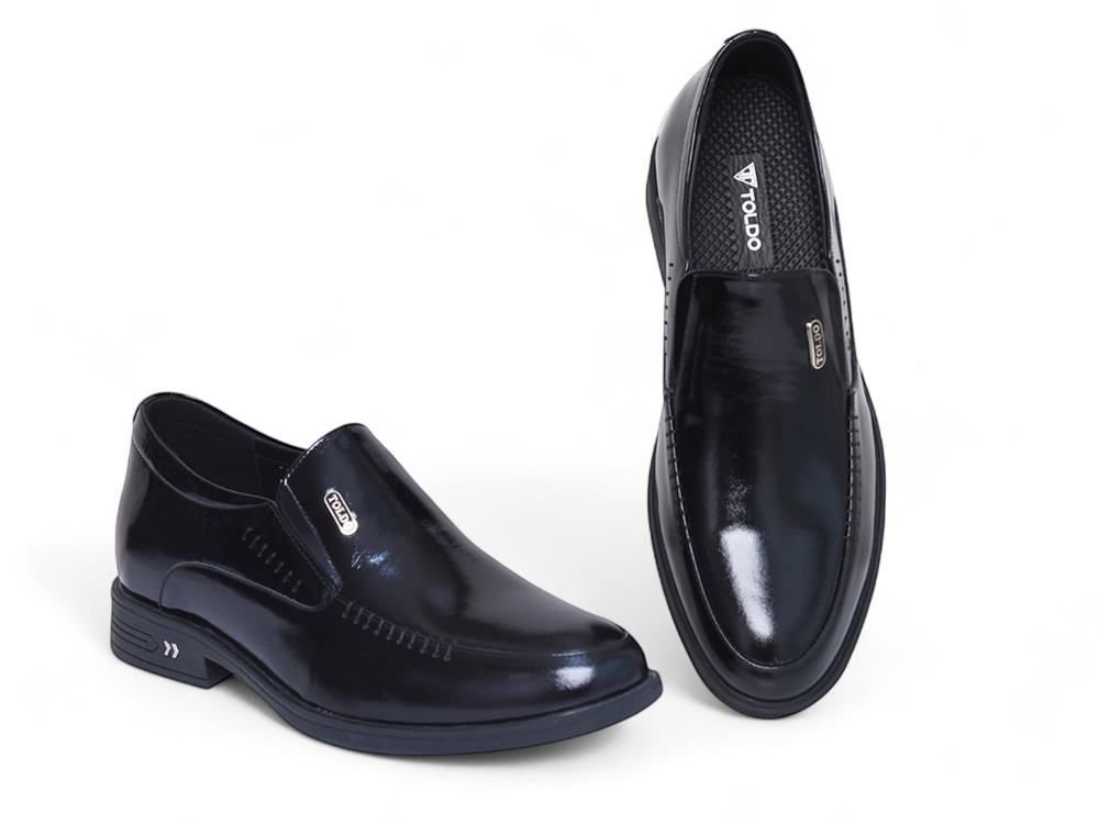 Giày cao 7cm da bóng đế khâu