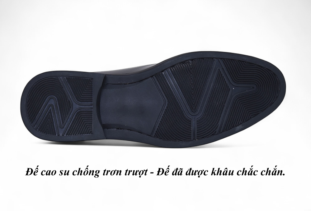 Giày cao 7cm da bóng đế khâu