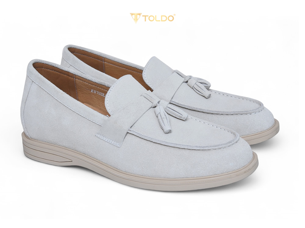 Giày cao 6cm da lộn trẻ trung