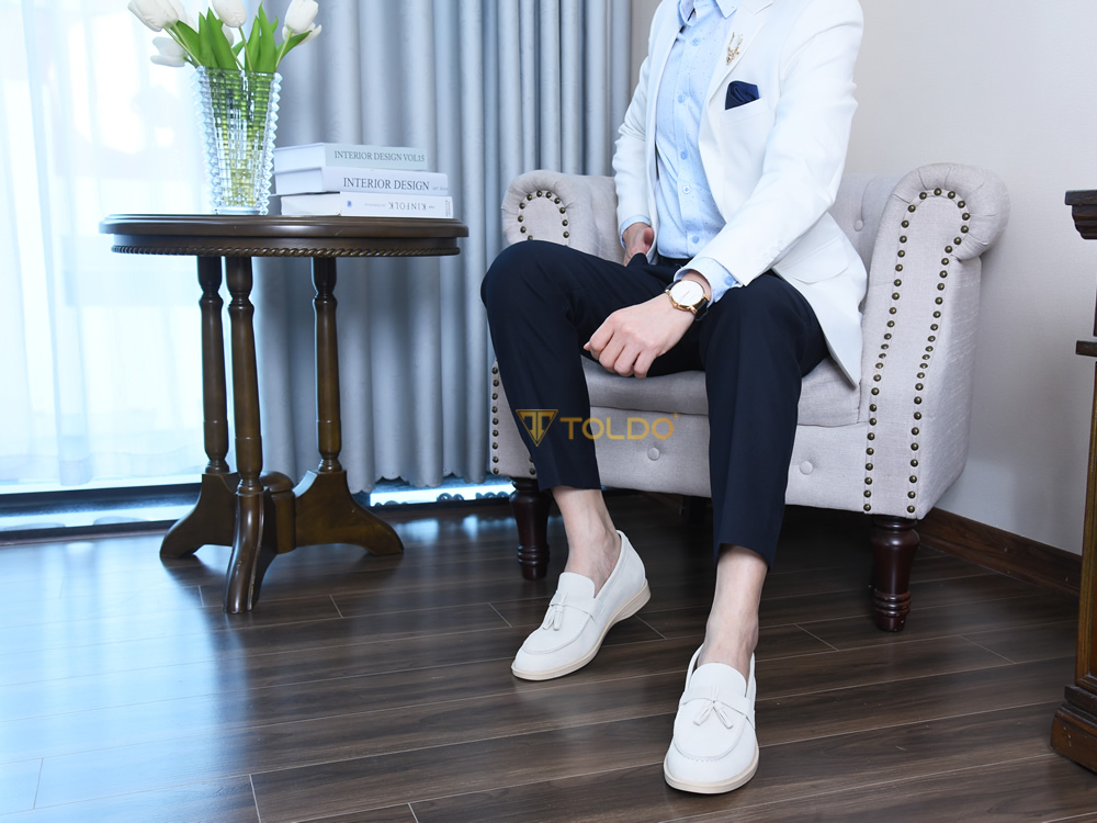 Giày cao 6cm da lộn trẻ trung