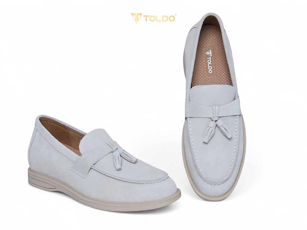 Giày cao 6cm da lộn trẻ trung