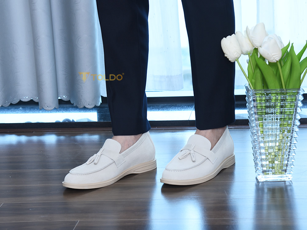 Giày cao 6cm da lộn trẻ trung