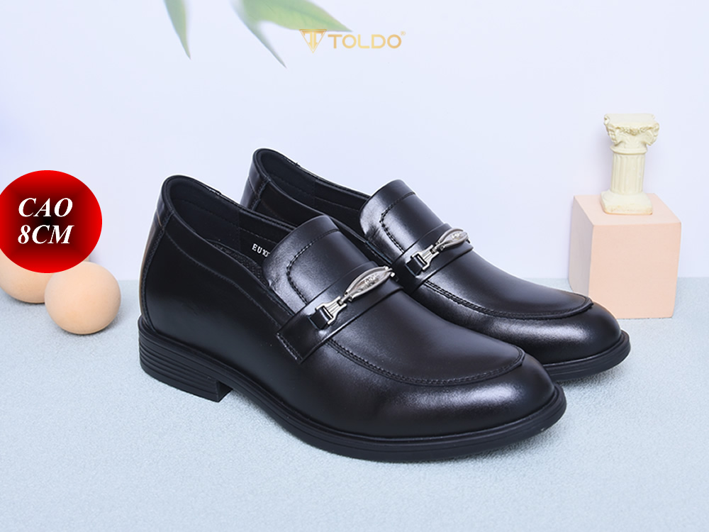 Giày cao 8cm sang trọng da thật