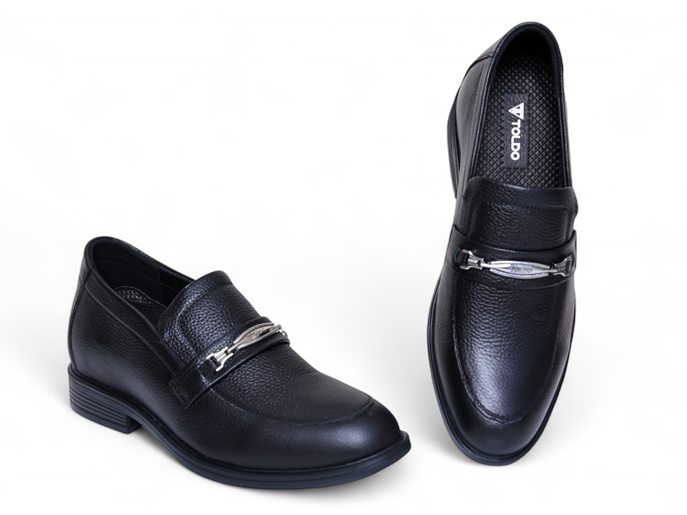 Giày nam cao 8cm da thật đế khâu