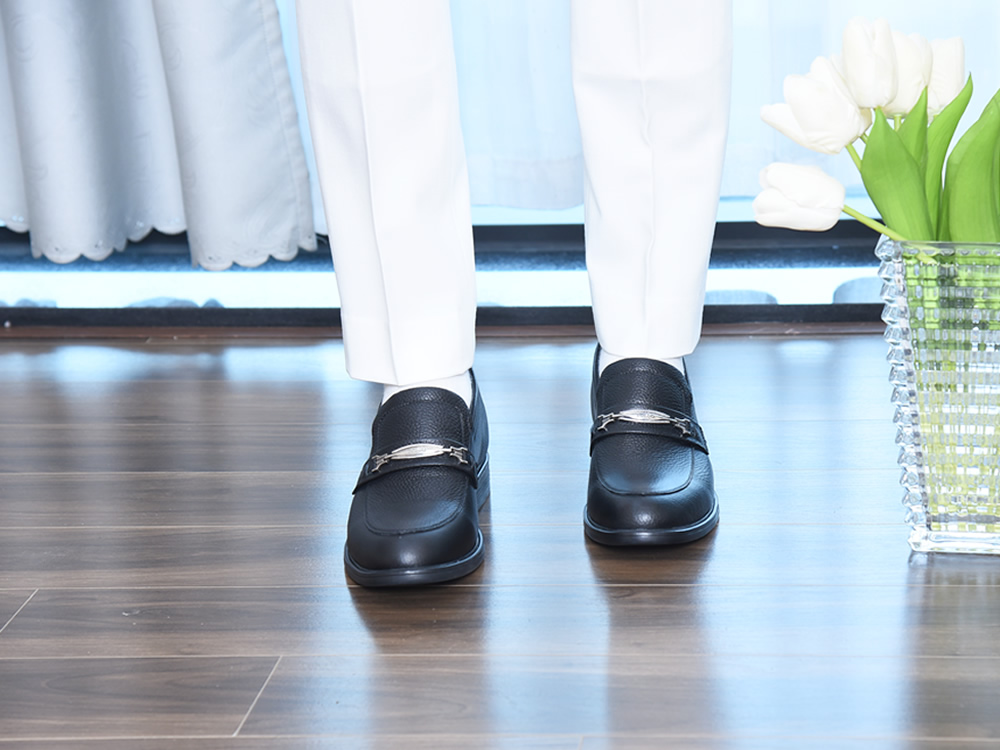 Giày nam cao 8cm da thật đế khâu