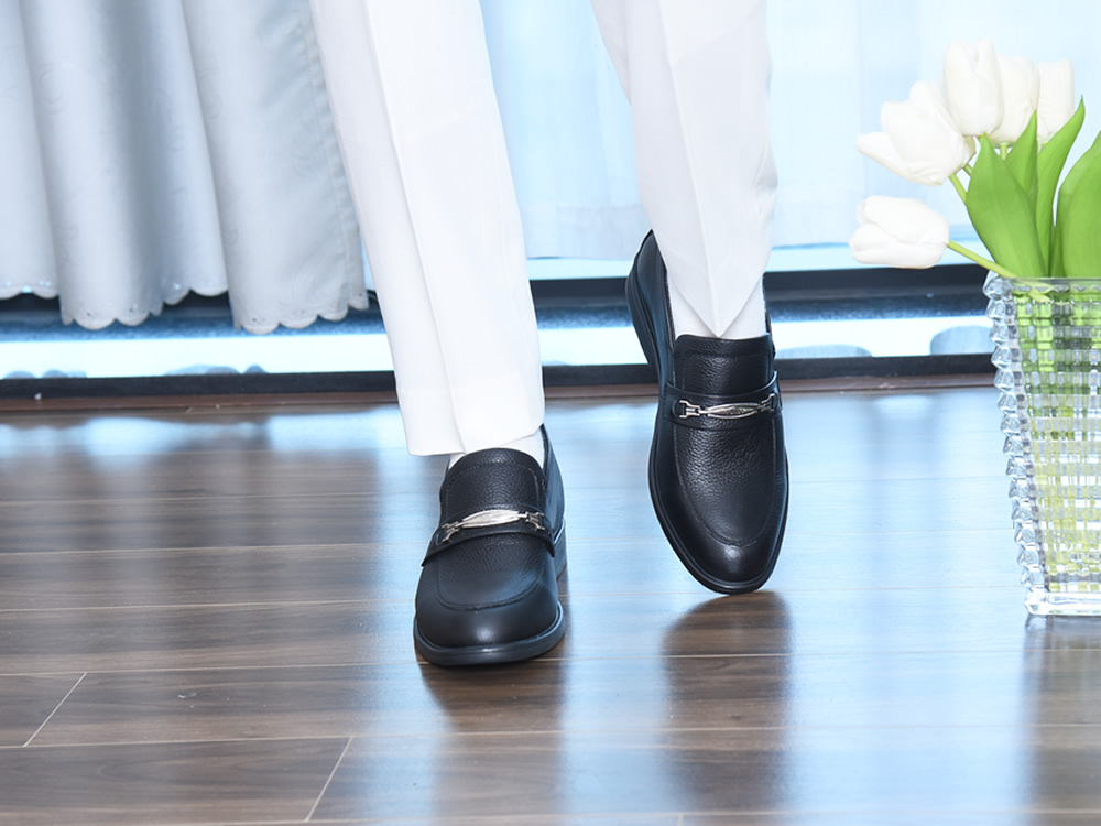 Giày nam cao 8cm da thật đế khâu