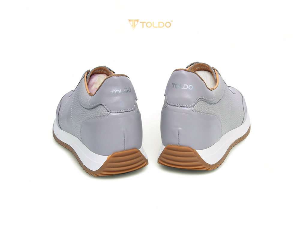 Giày nam thể thao da bò thật cao 8cm