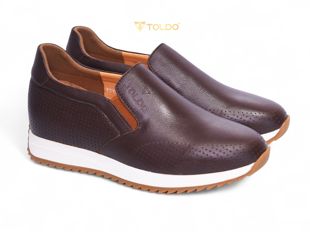 Giày cao 8cm cho nam da thật nhập khẩu