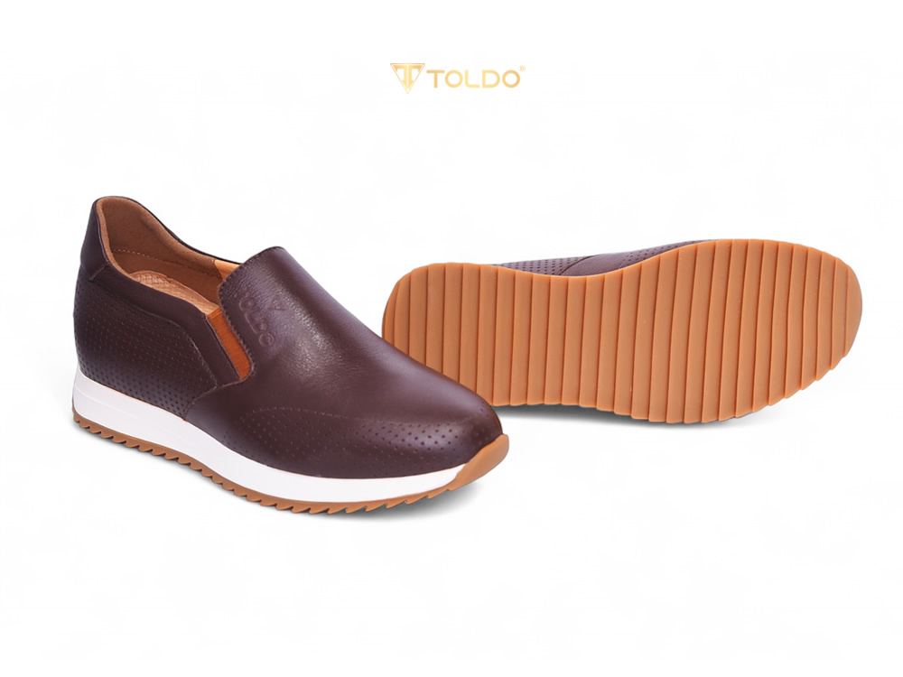 Giày cao 8cm cho nam da thật nhập khẩu