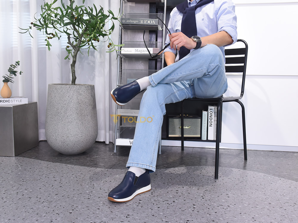 Giày cao 8cm thể thao không dây
