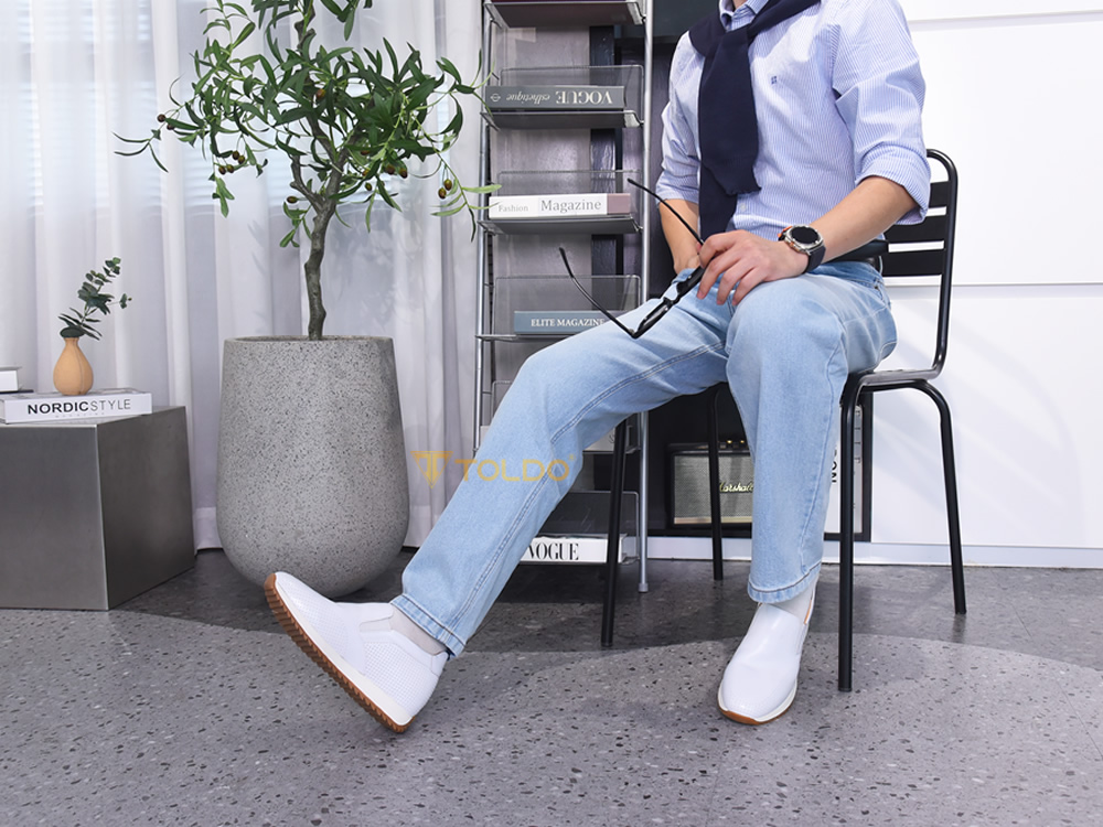 Giày cao 8cm da thật cao cấp