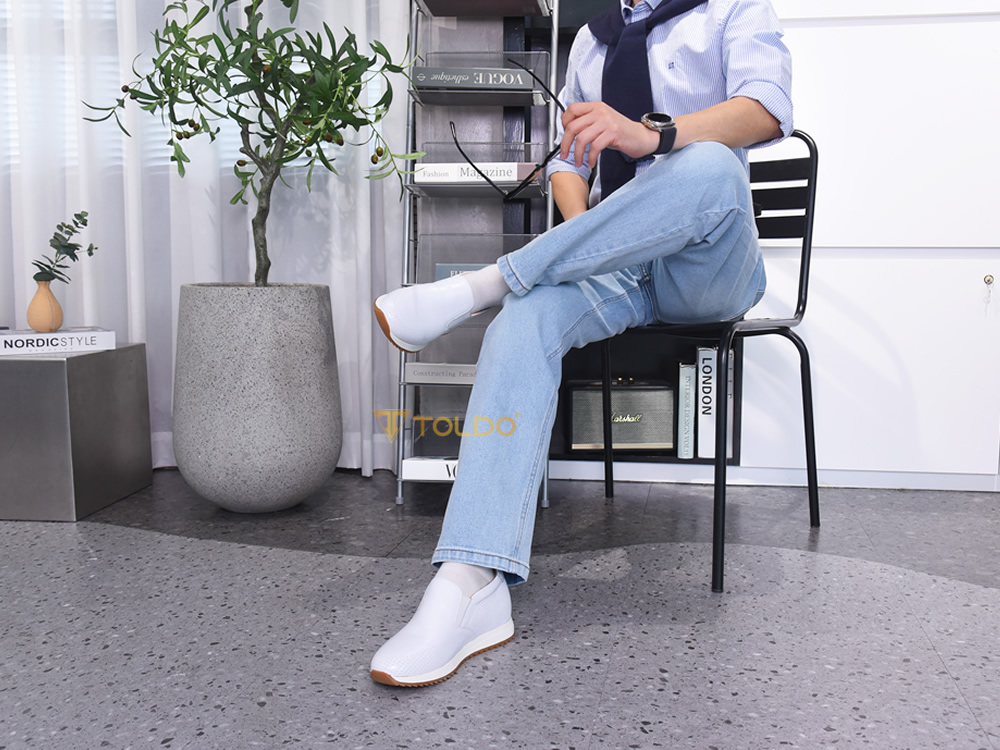 Giày cao 8cm da thật cao cấp