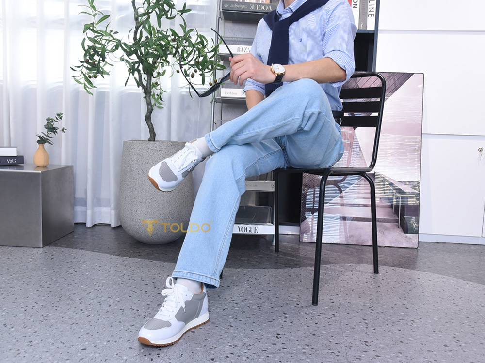 Giày nam cao 8cm da thật cao cấp