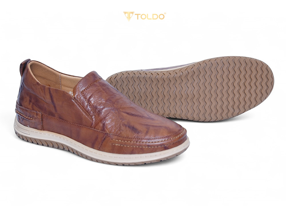 Giày nam tăng 7cm chiều cao da bò thật