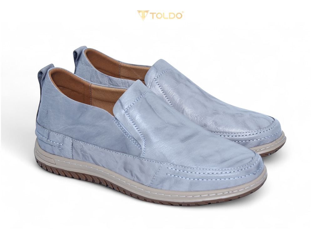Giày thể thao cao 7cm da thật