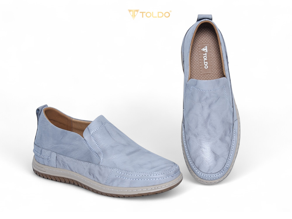 Giày thể thao cao 7cm da thật
