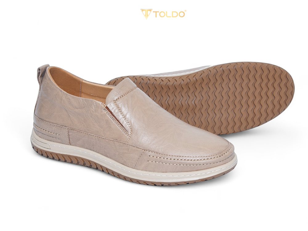 Giày cao 7cm cho nam da thật đế khâu