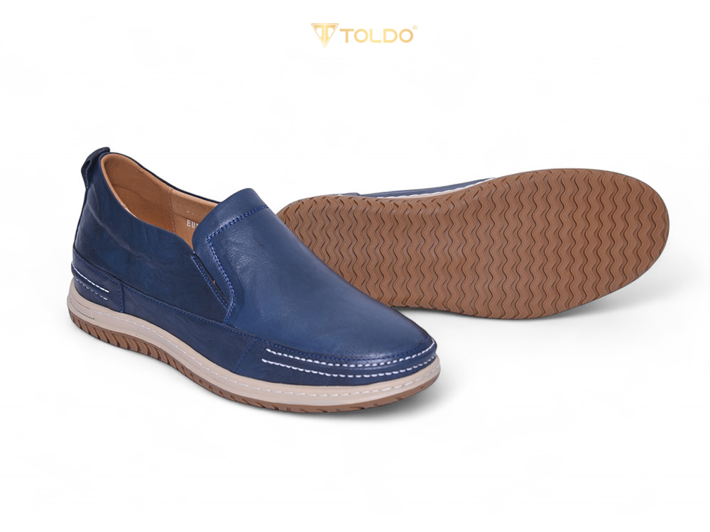 Giày cao 7cm đế khâu da bò thật