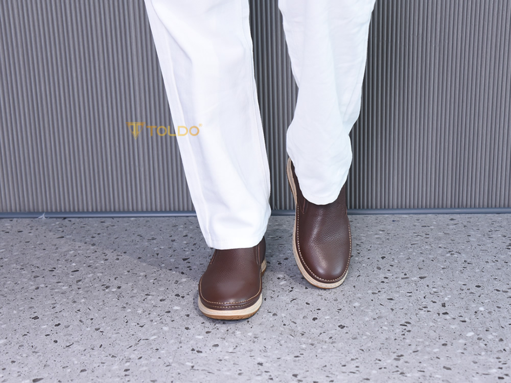 Giày cao 7cm đế khâu da mềm
