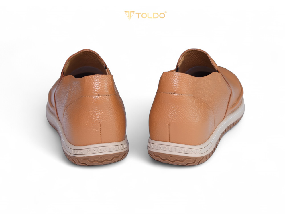 Giày cao nam 7cm đế khâu da mềm