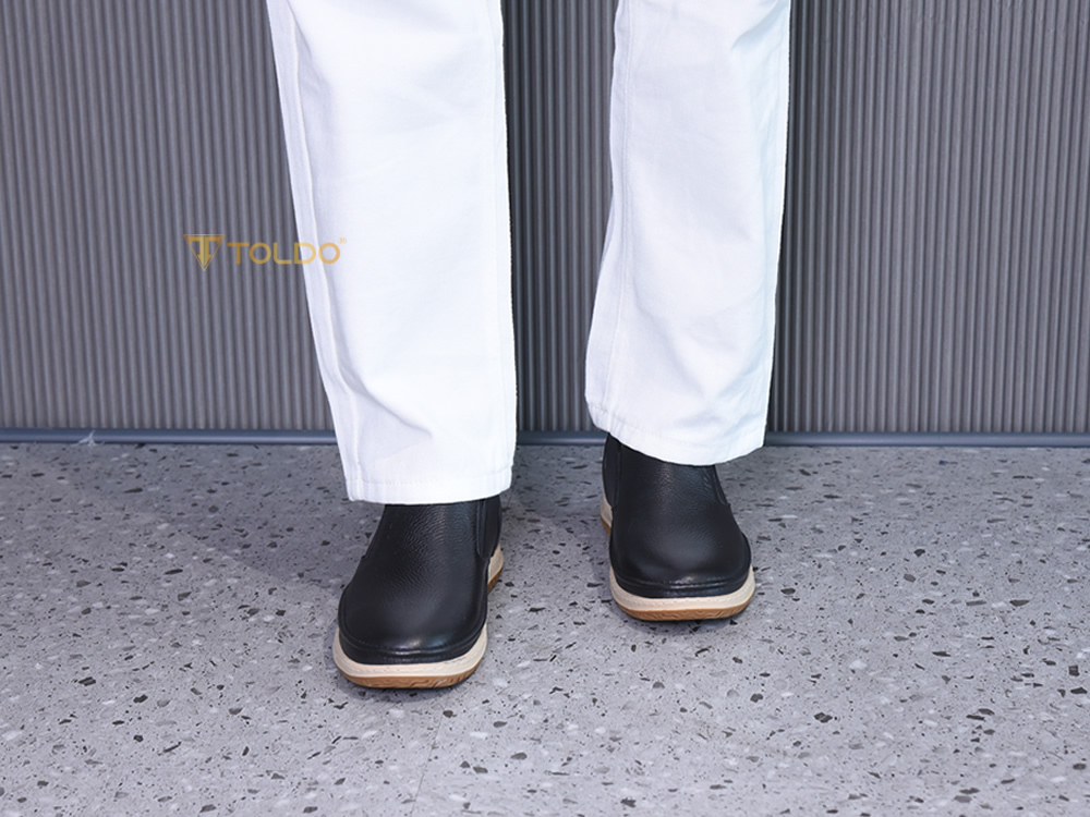 Giày cao 7cm da sần mềm nhẹ