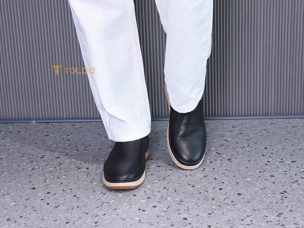 Giày cao 7cm da sần mềm nhẹ
