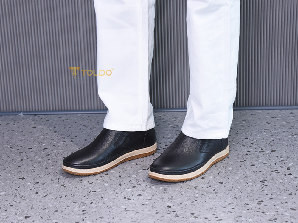Giày cao 7cm da sần mềm nhẹ