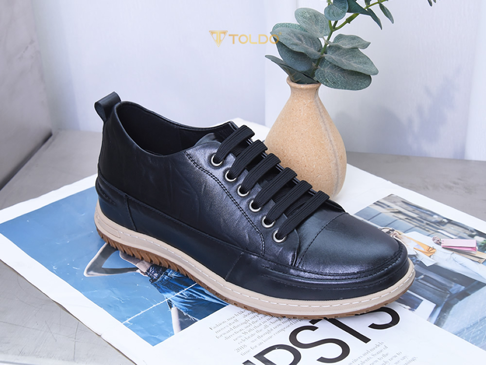 Giày cao 7cm da thật đế khâu mềm nhẹ