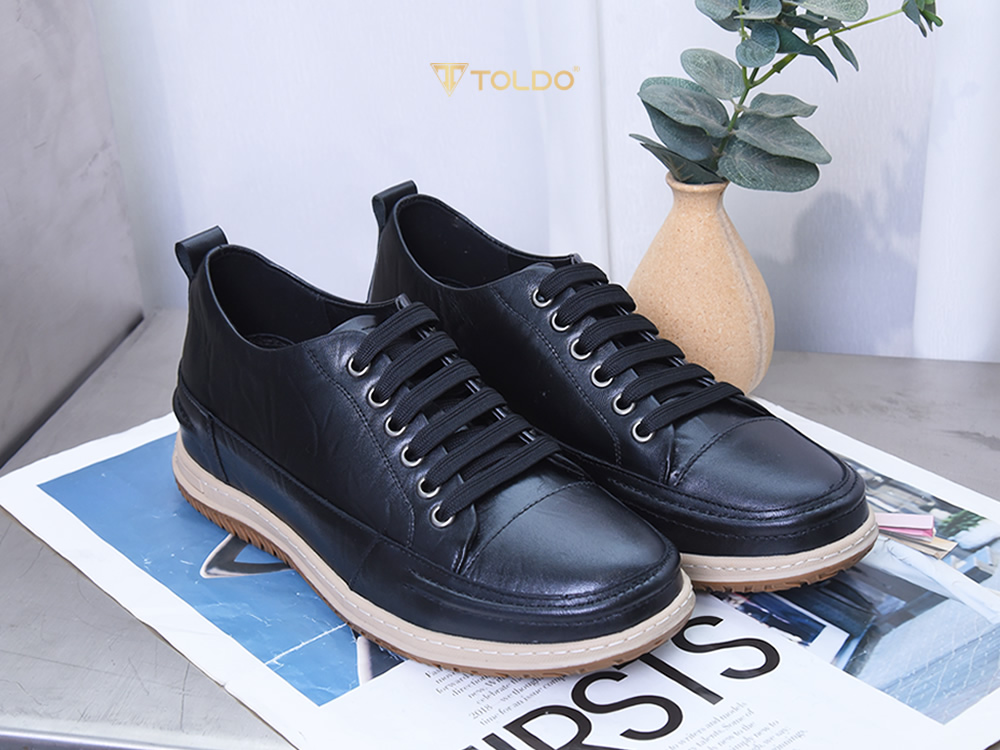 Giày cao 7cm da thật đế khâu mềm nhẹ