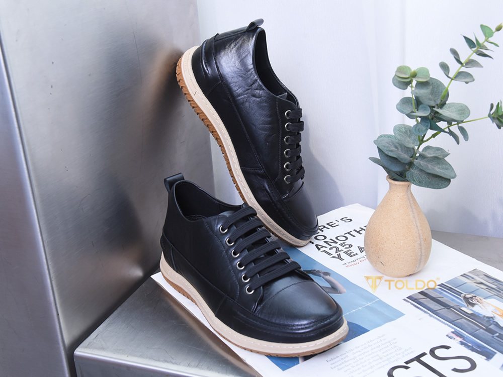 Giày cao 7cm da thật đế khâu mềm nhẹ