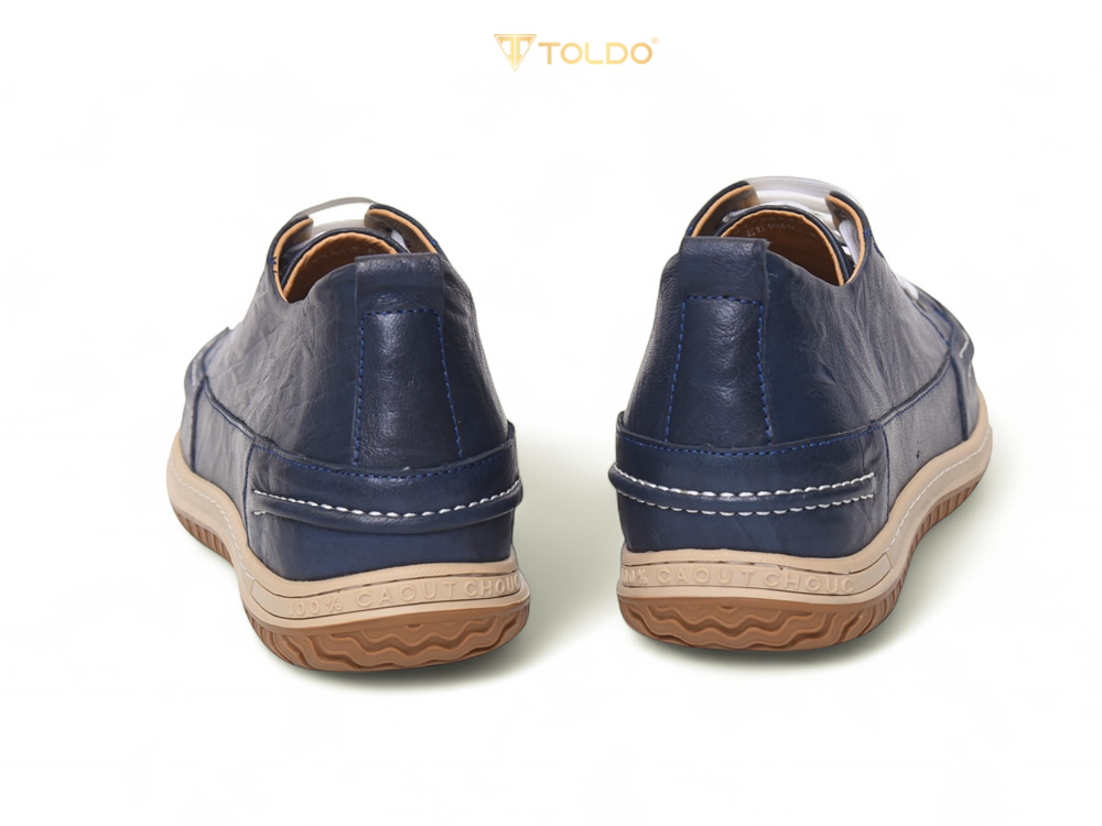 Giày cao 7cm màu xanh da mềm nhẹ 
