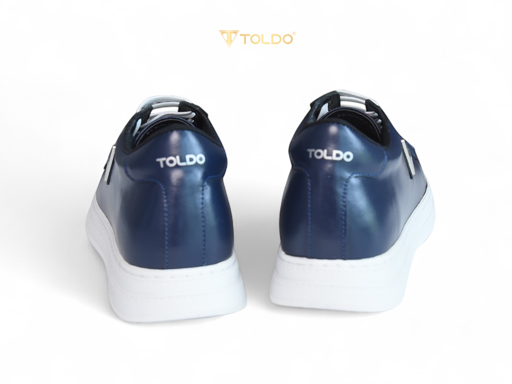 Giày thể thao cao 8cm màu xanh