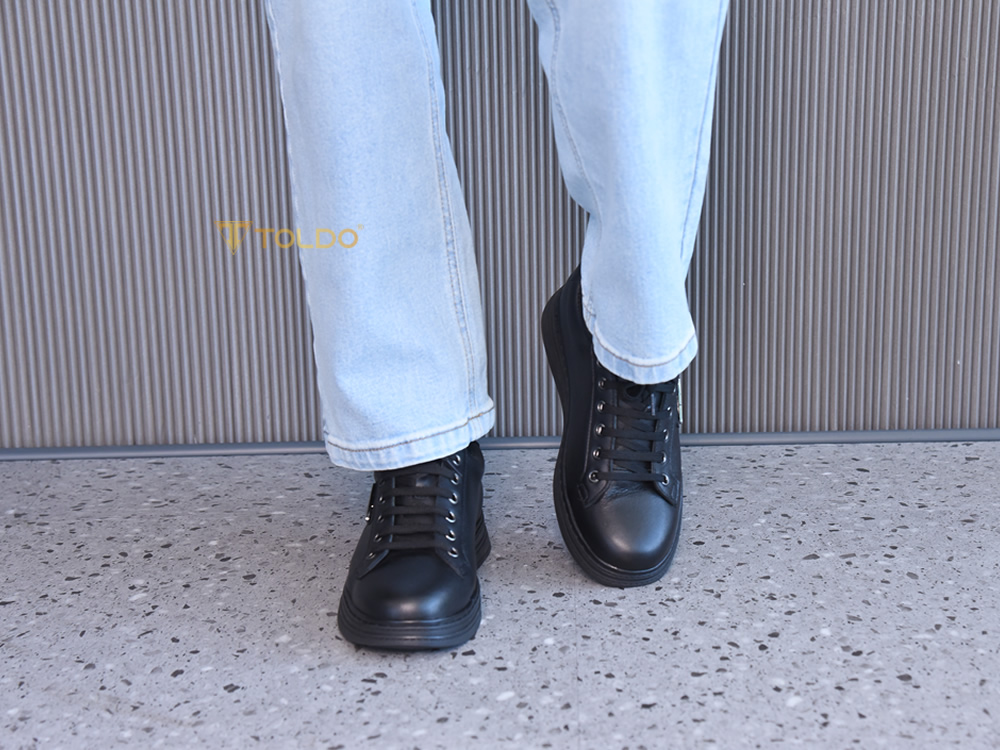 Giày thể thao cao 8cm da mềm