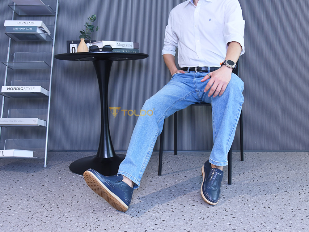 Giày cho nam tăng 7cm đế khâu