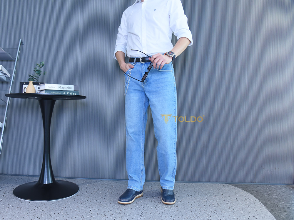 Giày cho nam tăng 7cm đế khâu