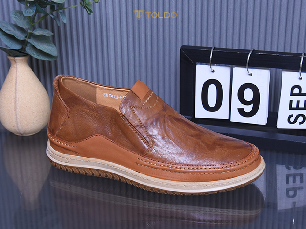 Giày cho nam cao 7cm đế khâu