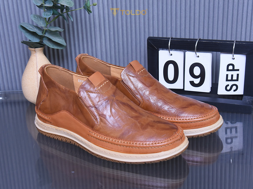 Giày cho nam cao 7cm đế khâu