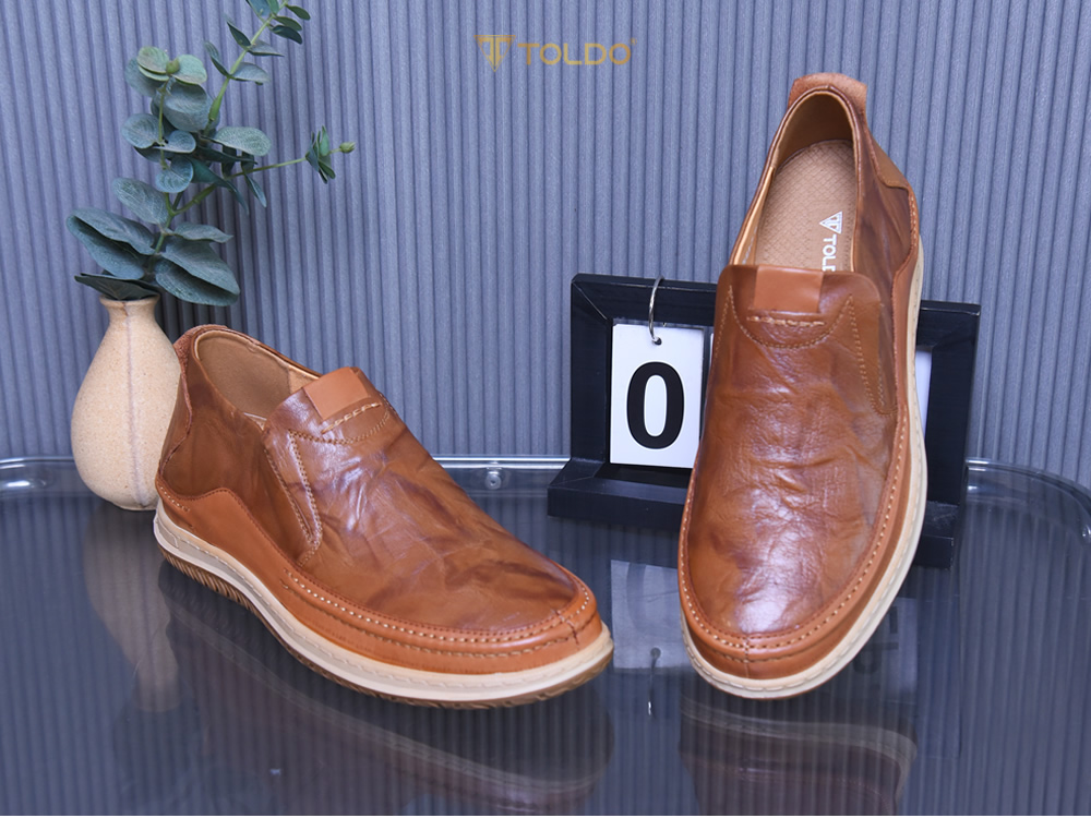 Giày cho nam cao 7cm đế khâu