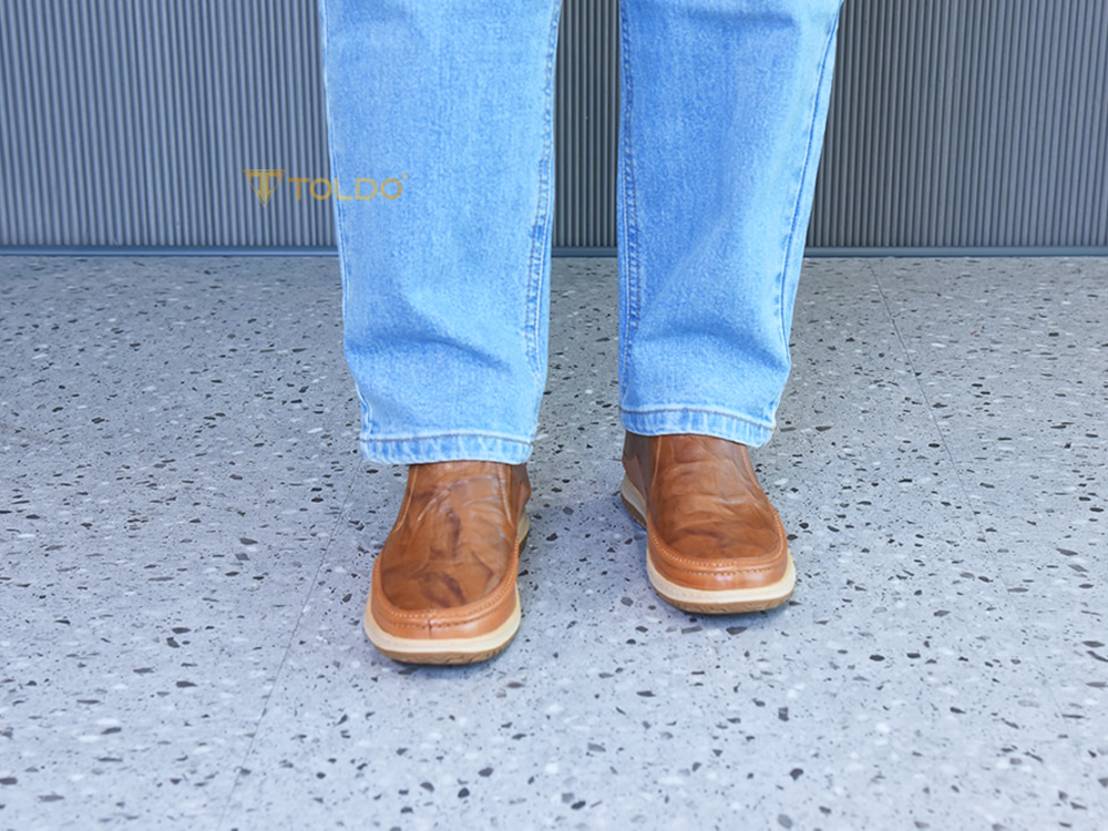 Giày cho nam cao 7cm đế khâu