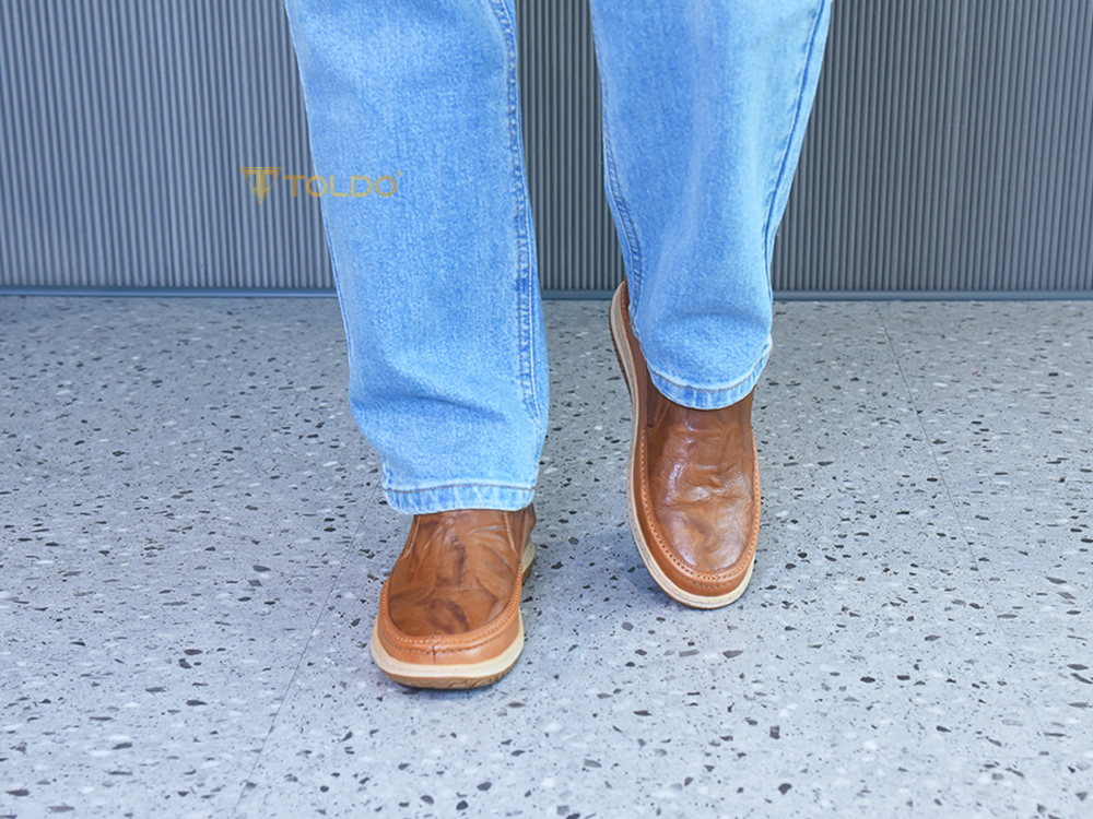 Giày cho nam cao 7cm đế khâu