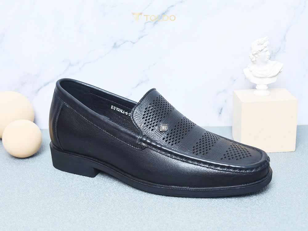 Giày nam cao  7cm đục lỗ thoáng khí