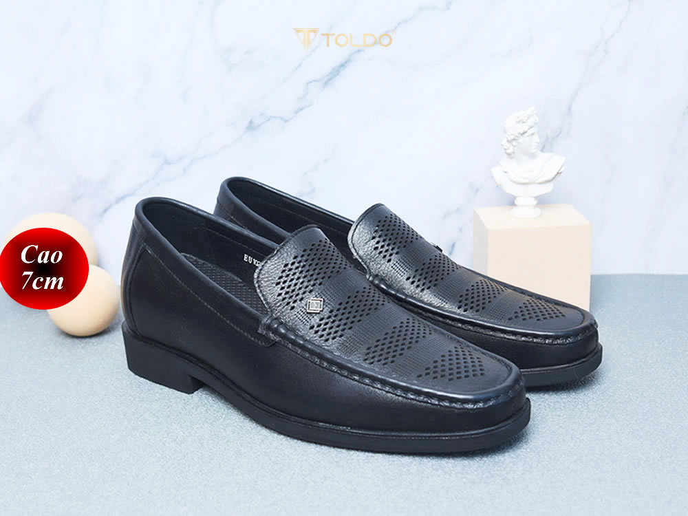 Giày nam cao  7cm đục lỗ thoáng khí
