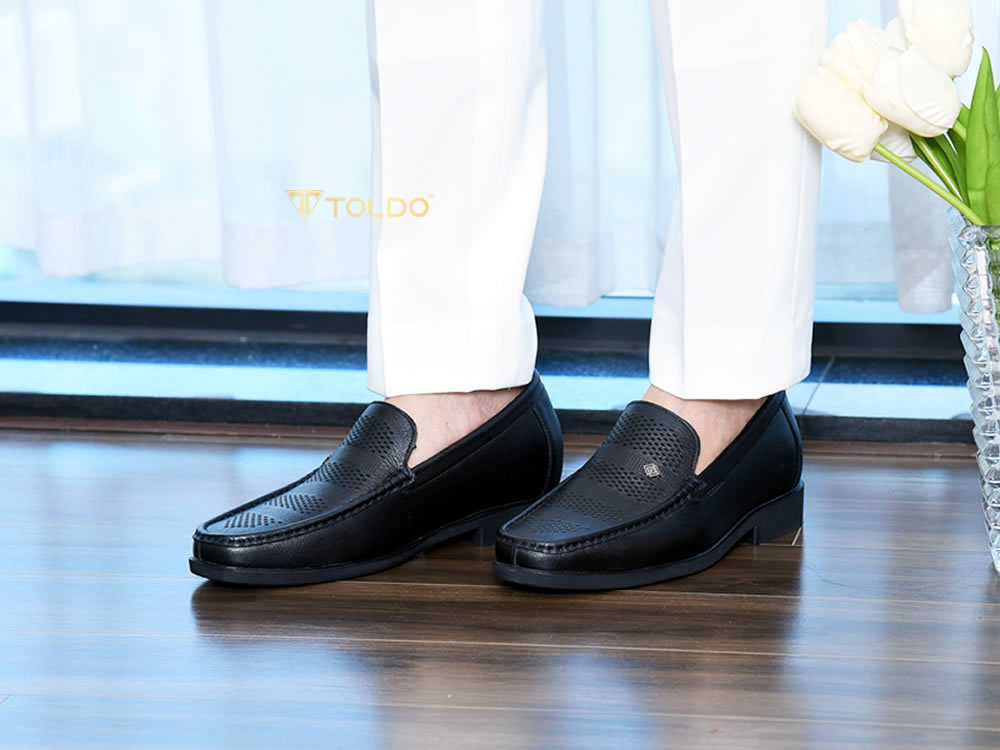 Giày nam cao  7cm đục lỗ thoáng khí